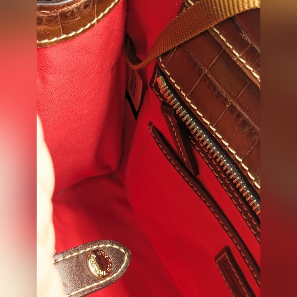 Dooney & Bourke Croco Charlotte Bag - Picture 13 of 13